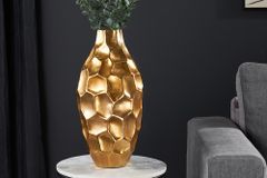 Elegante Vase ORGANIC ORIENT 45cm gold Hammerschlag Design