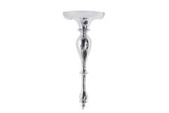 Barocke Wandkonsole SCALA 60cm silber Aluminium Wandregal