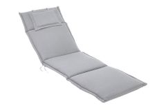 Outdoor Kissen ROG 58x196cm taupe Polster-Auflage für Gartenliege