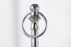 Dekorative Etagere PURE NATURE 68cm silber Mangoholz handmade drei Etagen