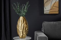 Elegante Vase ORGANIC ORIENT 44cm gold Hammerschlag Design