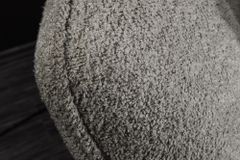 Modernes Big Sofa ROYAL 295cm grau Bouclé Federkern XXL-Couch inkl. Kissen