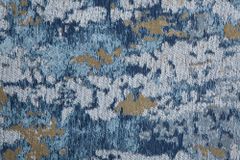 Design Teppich ABSTRAKT 240x160cm blau Baumwolle