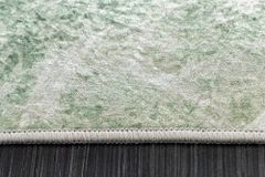 Moderner Teppich JUNGLE 230x160cm grün beige Flachgewebe Indoor-Teppich