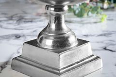 Eleganter Sektkühler CHAMPAGNE 40cm silber Flaschenkühler