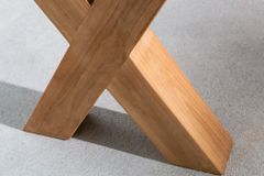Massive Gartenbank EMPIRE TEAK 220cm Sitzbank Teakholz wetterfest