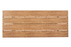 Moderner Gartentisch DESIGNO 200cm natur greige Aluminium wetterfest X-Gestell