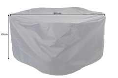Runde Schutzhaube PRESTIGE PROTECT 180cm anthrazit Abdeckung Sitzgruppe wetterfest