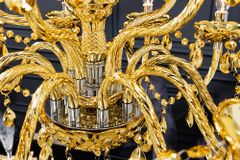 Design Kronleuchter CRYSTAL XL 80cm gold 15-armig Lüster Kristall-Lampe