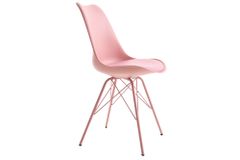 Retro Stuhl SCANDINAVIA MEISTERSTÜCK rosa