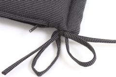 Outdoor Kissen ROG 40x42cm anthrazit Sitzkissen Polster-Auflage für Gartenstuhl