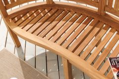 Massive Gartenbank XXL EMPIRE TEAK 150cm natur Teakholz