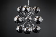 Extravagante Hängeleuchte GALAXY 72cm silber Hängelampe Modern Design