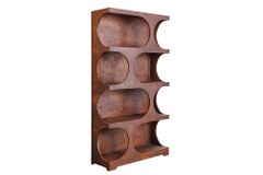Abstraktes Regal ART AMBIENTE 180cm kupfer Beton Edelrost-Look Standregal
