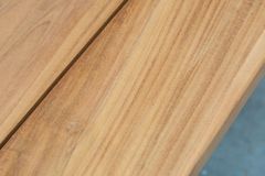 Massive Gartenbank EMPIRE TEAK 220cm Sitzbank Teakholz wetterfest