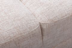 Großes Sofa LOFT 210cm champagner beige Chenille 3-Sitzer Couch Taschenfederkern
