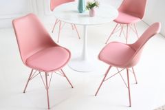 Retro Stuhl SCANDINAVIA MEISTERSTÜCK rosa