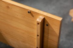 Massives TV-Lowboard THOR 200cm recyceltes Pinienholz im Industrial Design