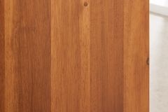 Massivholz Dekosäule COLUMNA 50cm braun Akazie Beistelltisch