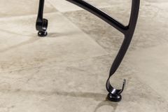 Runder Beistelltisch MARRAKESCH 40cm silber Teetisch abnehmbares Tablett klappbar