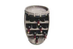 Authentisches Weinregal BODEGA 65cm natur Pinie Weinfass Shabby Chic