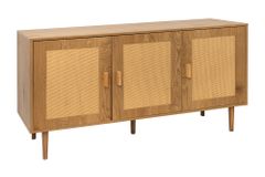 Design Sideboard VIENNA 120cm natur Wiener Geflecht Kommode