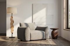 In- und Outdoor Gartensessel SEAHAWK anthrazit Aluminium Olefin 1-Sitzer Sofa wetterfest