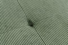 Design Sitzbank BOUTIQUE 100cm grün Cord schwarze Metallbeine