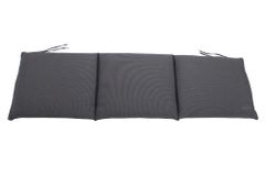 Outdoor Kissen ROG 45x150cm anthrazit Sitzkissen Polster-Auflage für 3-Sitzer Bank