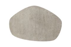 Design Teppich ORGANIC 180x120cm taupe Hochflor Indoor-Teppich organische Form