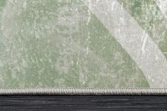 Moderner Teppich JUNGLE 230x160cm grün beige Flachgewebe Indoor-Teppich