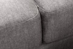 Großes Sofa LOFT 210cm grau Vogue Velours Samt 3-Sitzer Couch Taschenfederkern