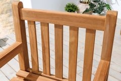 Massiver Gartenstuhl EMPIRE TEAK natur Teakholz Outdoor