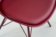 Retro Stuhl SCANDINAVIA MEISTERSTÜCK rot