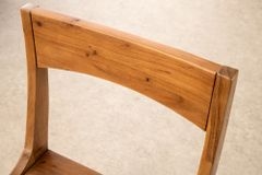 Massiver Stuhl ORGANIC braun Akazienholz honey finish handmade