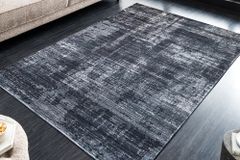 Moderner Teppich SOFT TOUCH 230x160cm grau Kurzflor Indoor-Teppich