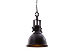 Design Hängelampe INDUSTRIAL 45cm schwarz bronze Industrial Stil