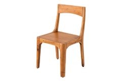 Massiver Stuhl ORGANIC braun Akazienholz honey finish handmade