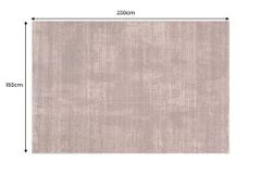 Moderner Teppich SOFT TOUCH 230x160cm kupfer braun Kurzflor Indoor-Teppich