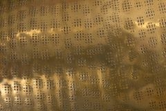 Elegante Vase ORIENT 50cm gold im Grid Hammerschlag Design