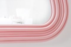 Design Wandspiegel ALICE II 100cm pastell rosa