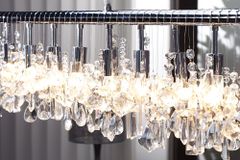 Extravagante Hängelampe DIAMONDS XL 120cm Kristall Lampe mit 9 Leuchten