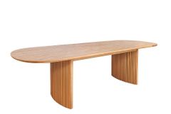 Ausziehbarer Esstisch VALHALLA WOOD 220-280cm natur Eichenholz