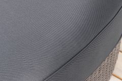 Outdoor Sonneninsel PLAYA LIVING 165cm grau Polyrattan Aluminium inkl. Kissen wetterfest