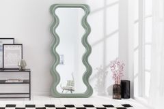 Design Wandspiegel CURVY 160cm salbeigrün