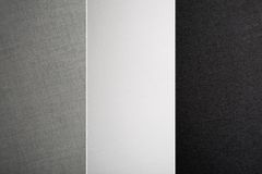 Design Stehlampe LEVELS 163cm schwarz grau mit 3 Leinenschirmen