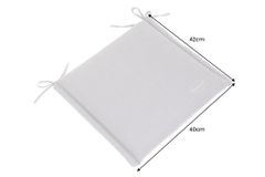 Outdoor Kissen ROG 40x42cm beige Sitzkissen Polster-Auflage für Gartenstuhl