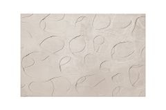 3D Hochflor Teppich LUNA 230x160cm beige Hoch-Tief-Effekt Indoor-Teppich