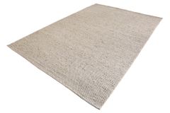 Design Teppich WOOL XXL 350x240cm silbergrau aus Wolle