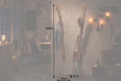 Massive Garderobe HEMINGWAY 200cm Teakholz Kleiderständer